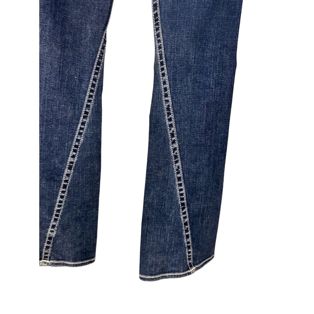True Religion Womens Distressed Bootcut Jeans Size 28 Made In USA - Picture 13 of 14
